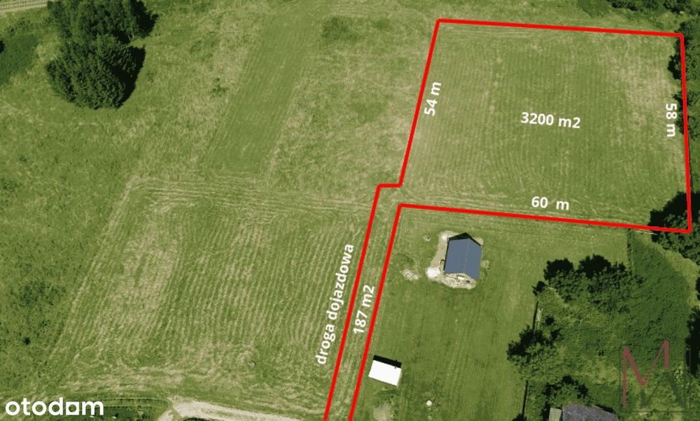 Widokowa działka budowlana Pewel Wielka