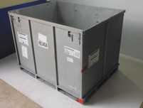 Skrzynia  metalowa 105x110x145, skrzyniopaleta składana, gitterbox