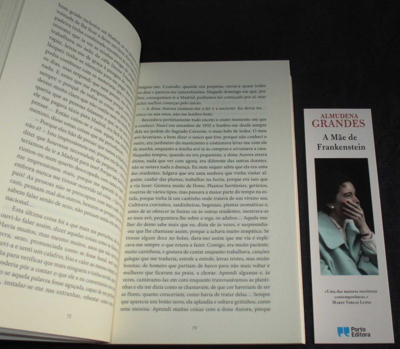 Livro A Mãe de Frankenstein Almudena Grandes
