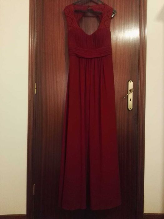Vestido comprido cerimónia