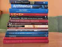 Zestaw 15 książek (popularnonaukowe, albumy)