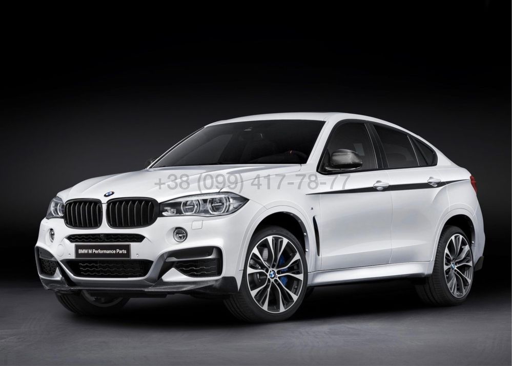 Обвес M-Performance тюнинг BMW X6 F16 Спойлер Диффузор Пороги Губа