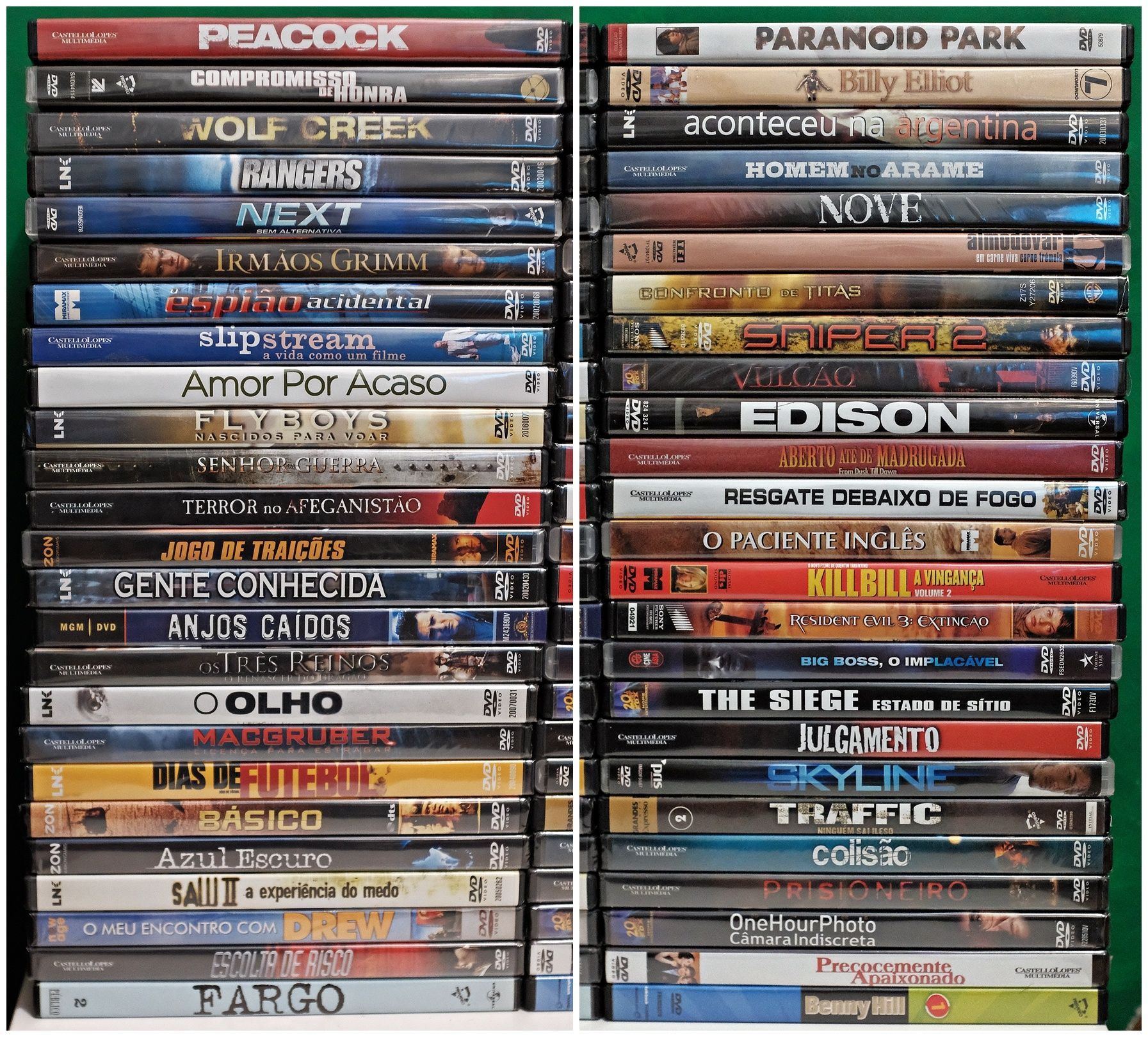 Dvd's a 1€ cada ou lotes de 100 por 50€ ( ver fotos