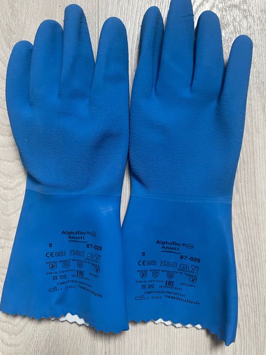 Рукавиці робочі резинові