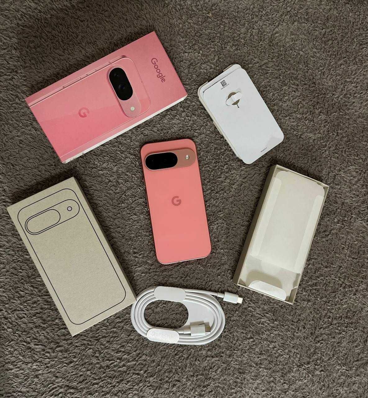 НОВИЙ GOOGLE PIXEL 9 12/128GB Peony (Global Version)+ СТЕКЛО