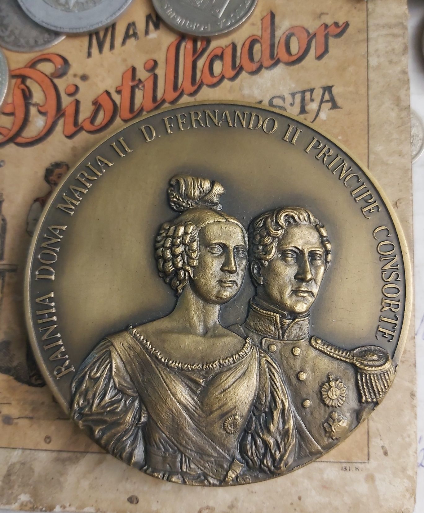 Medalha D.Maria II e D. Fernando consorte