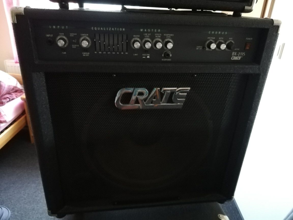 wzmacniacz 200 wat, CRATE BX 2115 - do gitary basowej