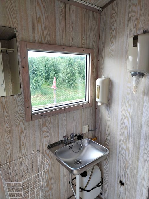 Pawilon mobilny przyczepa socjalna pracownicza barokowóz biuro budowa