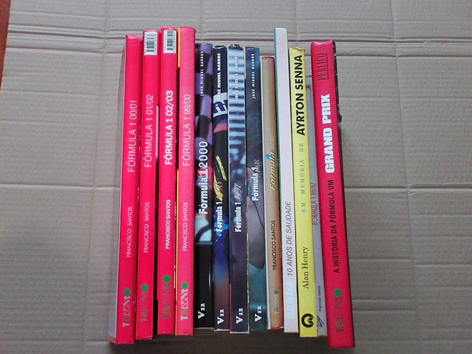 Lote livros Formula UM