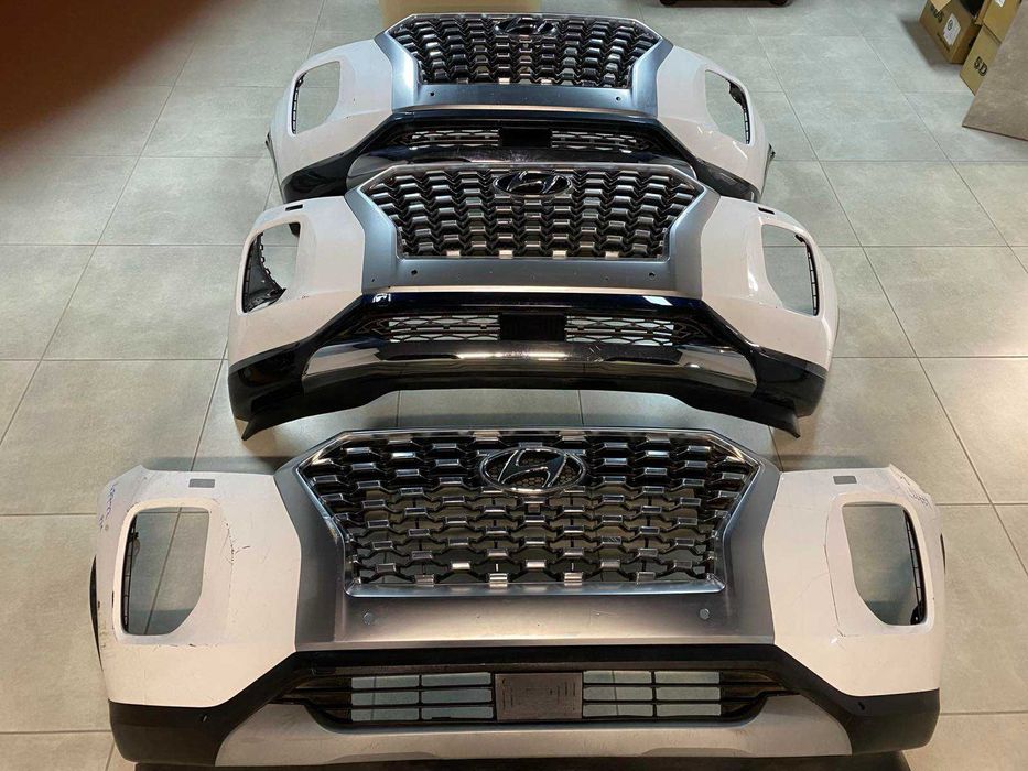 Передний бампер в сборе HYUNDAI PALISADE Полисад США USA решетка