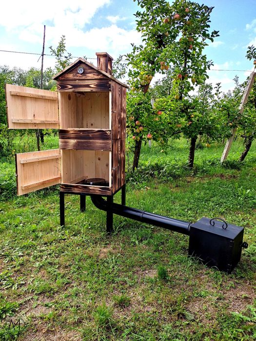 Wędzarnia + Kompletny osprzęt - 2 KOMORY, PALENISKO,  WYPOSAŻENIE xxl