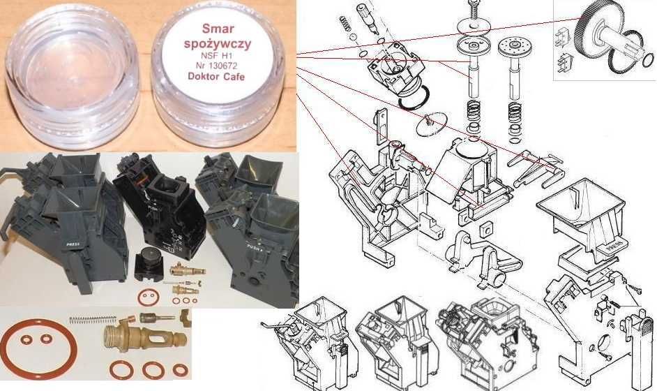 Smar ekspres Saeco Philips Miele Siemens Bosch Nivona Melitta Jura AEG