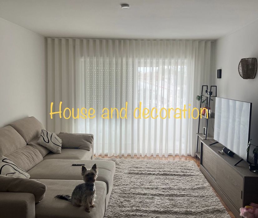 Cortinas e rolos todos feitos por medida