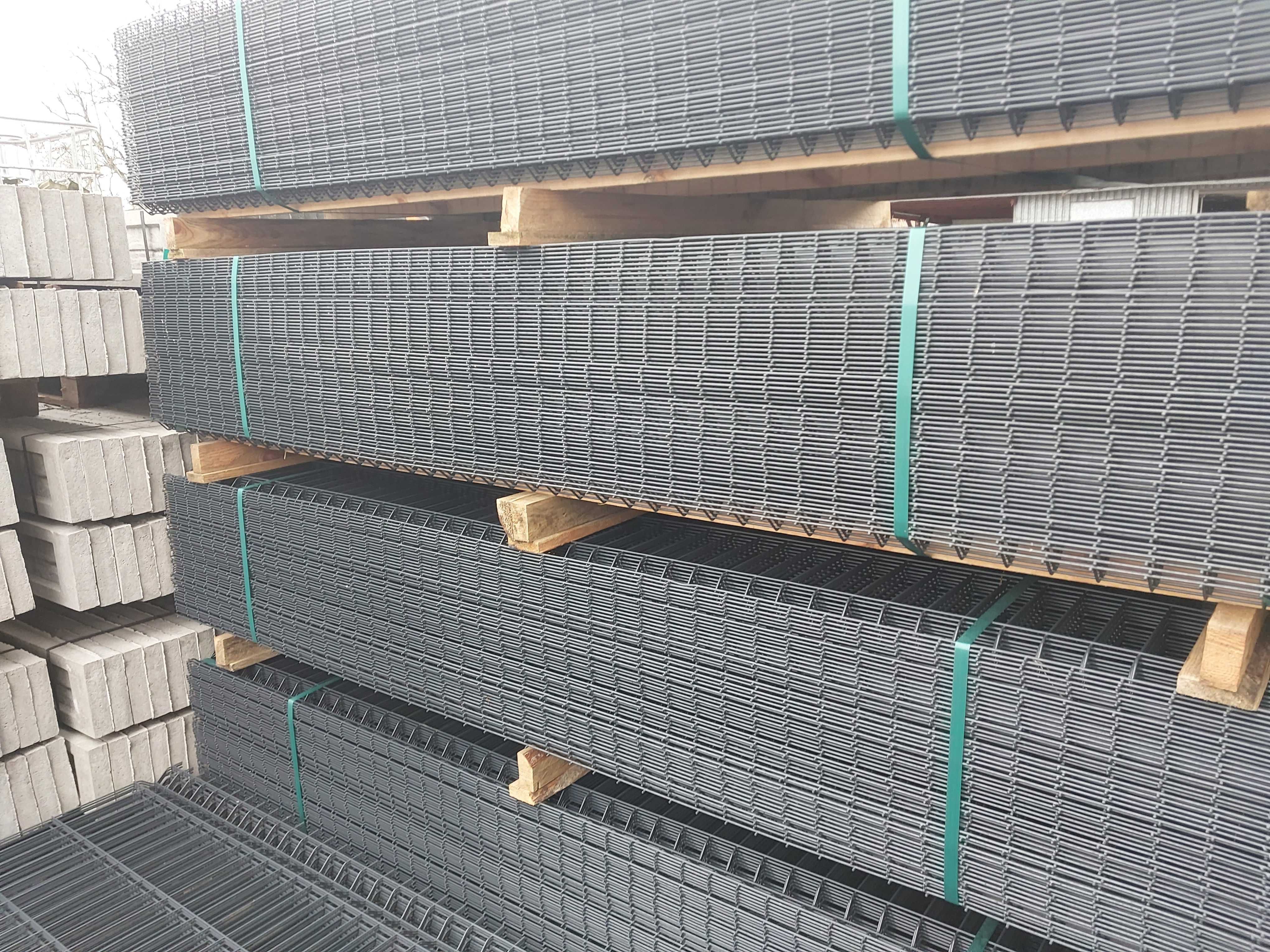 OGRODZENIA PANELOWE 3D 2D Słupki 60 40 Panele ogrodzeniowe podmurówka