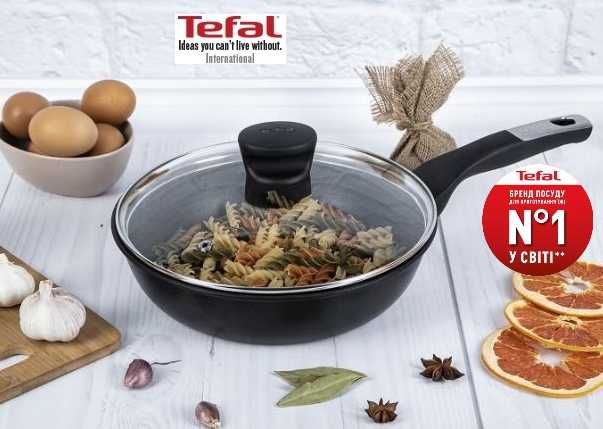 Tefal Glass Lids/новая универсальная крышка для кухонной посуды Ø24 см