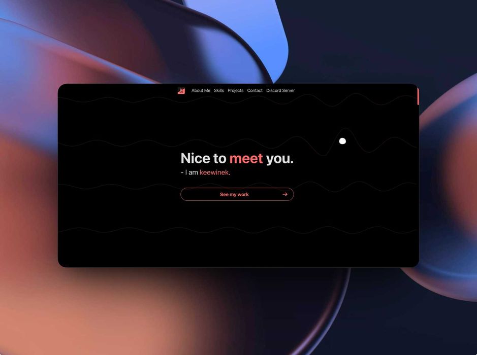 Strona internetowa WWW • SEO • Design • Portfolio: keewinek.dev