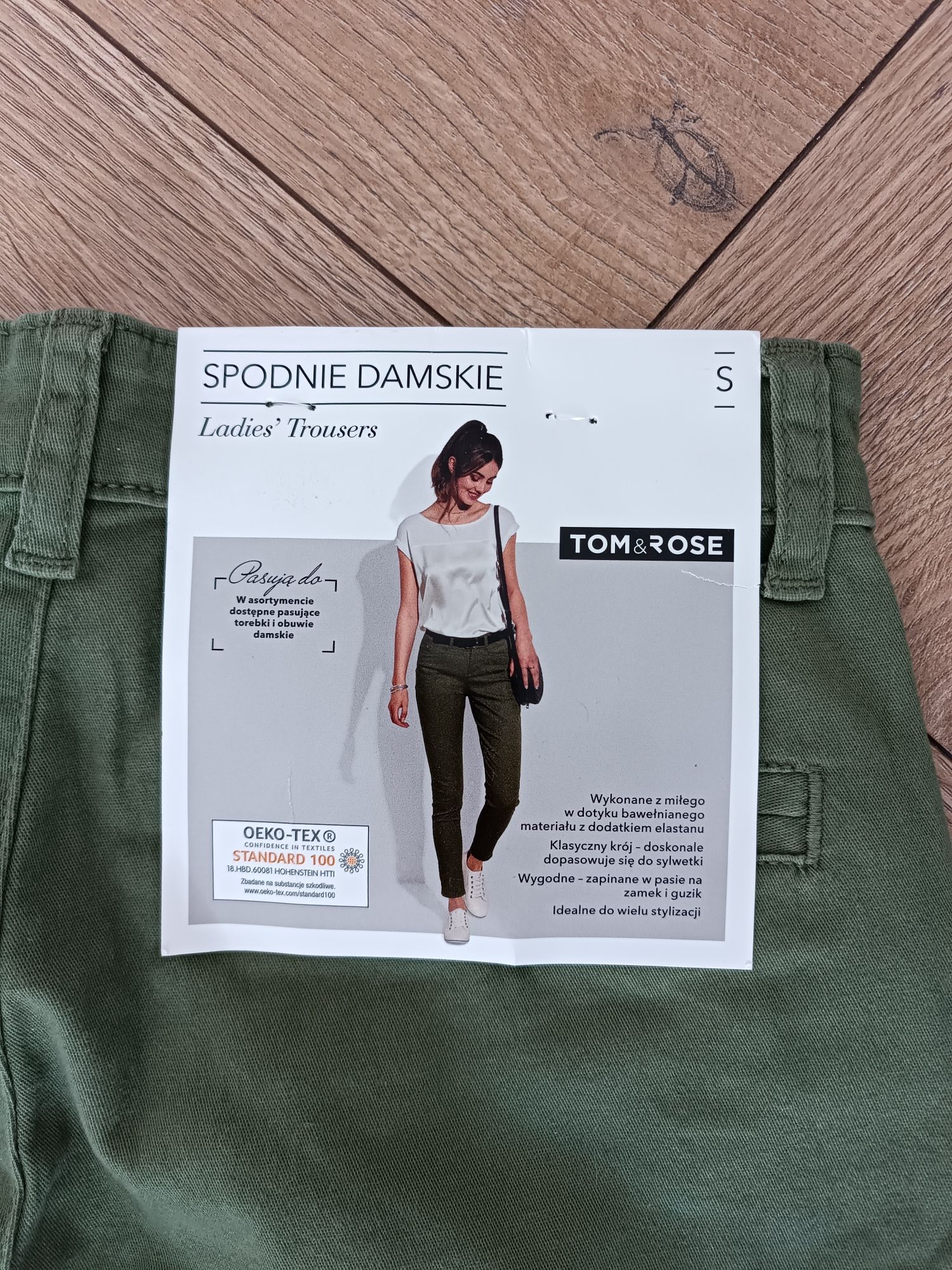 Nowe damskie spodnie chinos