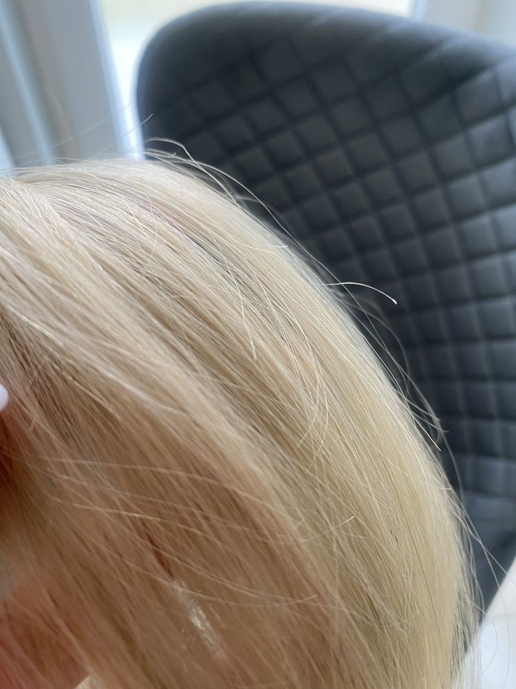 Волосся для нарощування, загущення блонд