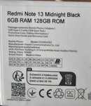 Redmi NOTE 13 6GB RAM  128GB
