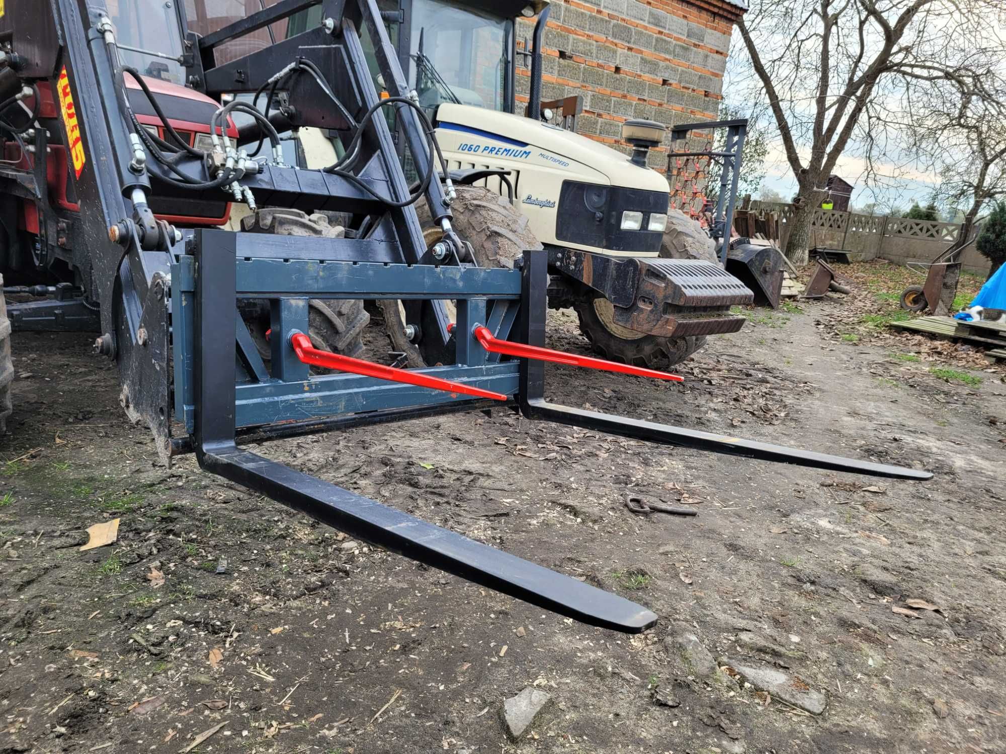 1.2m widły do palet Na euro-ramkę / SMS paleciak widlak do tura 2T