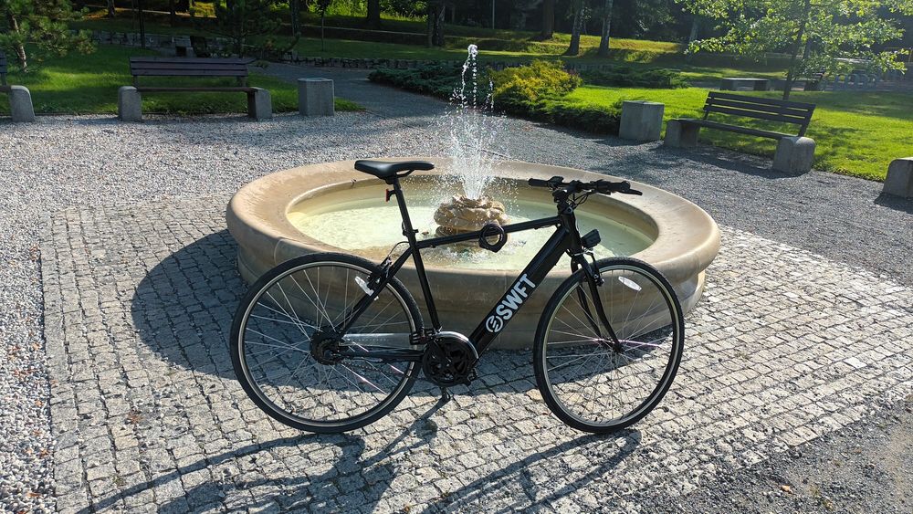 Rower Elektryczny ze wspomaganiem zasięg 50km,manetka,20km h