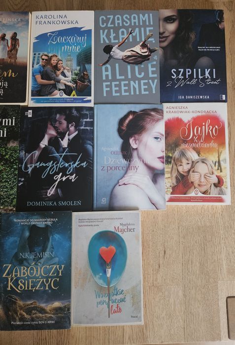 Zestaw książek różna tematyka