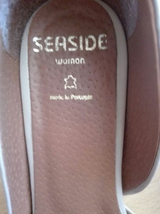 Sapatos senhora Seaside cor cru