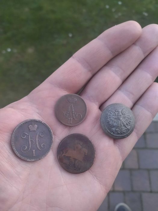 Monety Rosji carskiej zestaw