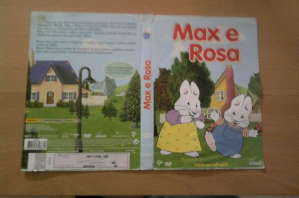 Folha de Capa DVD Max e a Rosa Original