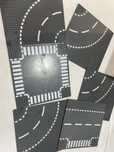 Placa  base para brincar legos - pistas