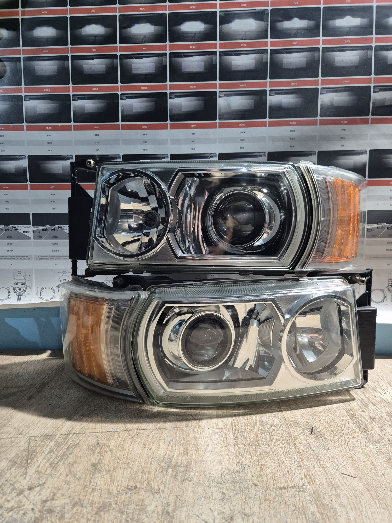 фари Scania euro 6