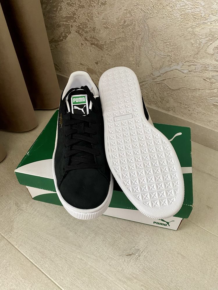 ОРИГІНАЛ Puma Suede Classic XXL чорні чоловічі кросівки 44.5 розмір