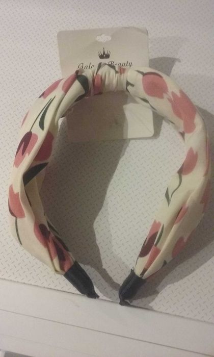 Opaska do włosów NOWA wiosenna kwiaty