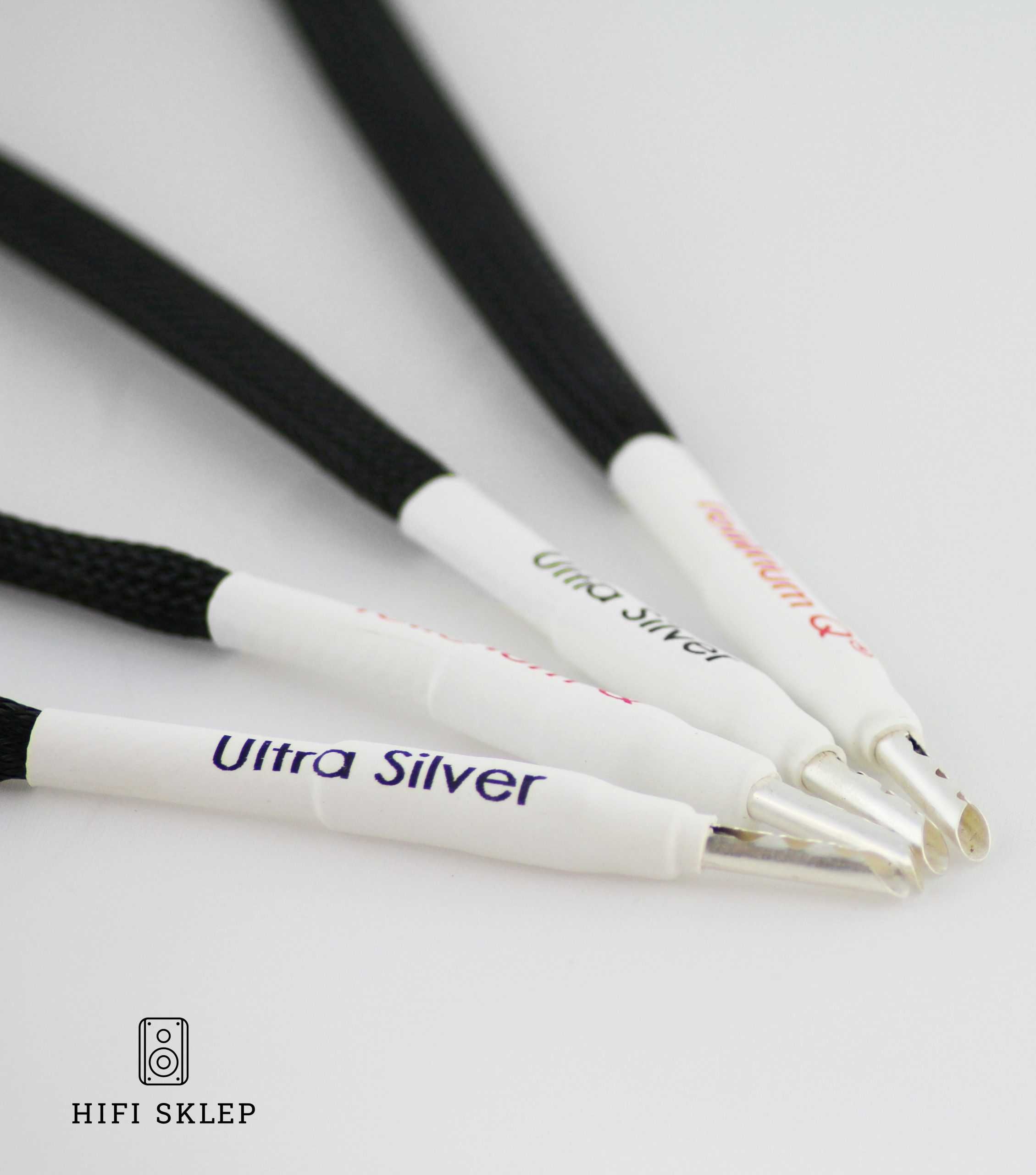 Zworki Głośnikowe Tellurium Q Ultra Silver 0,3m/promocja !!!