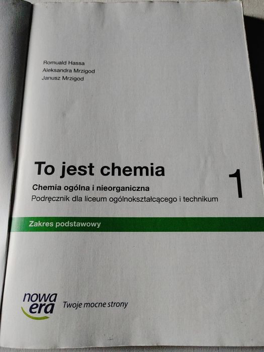 To jest chemia 1