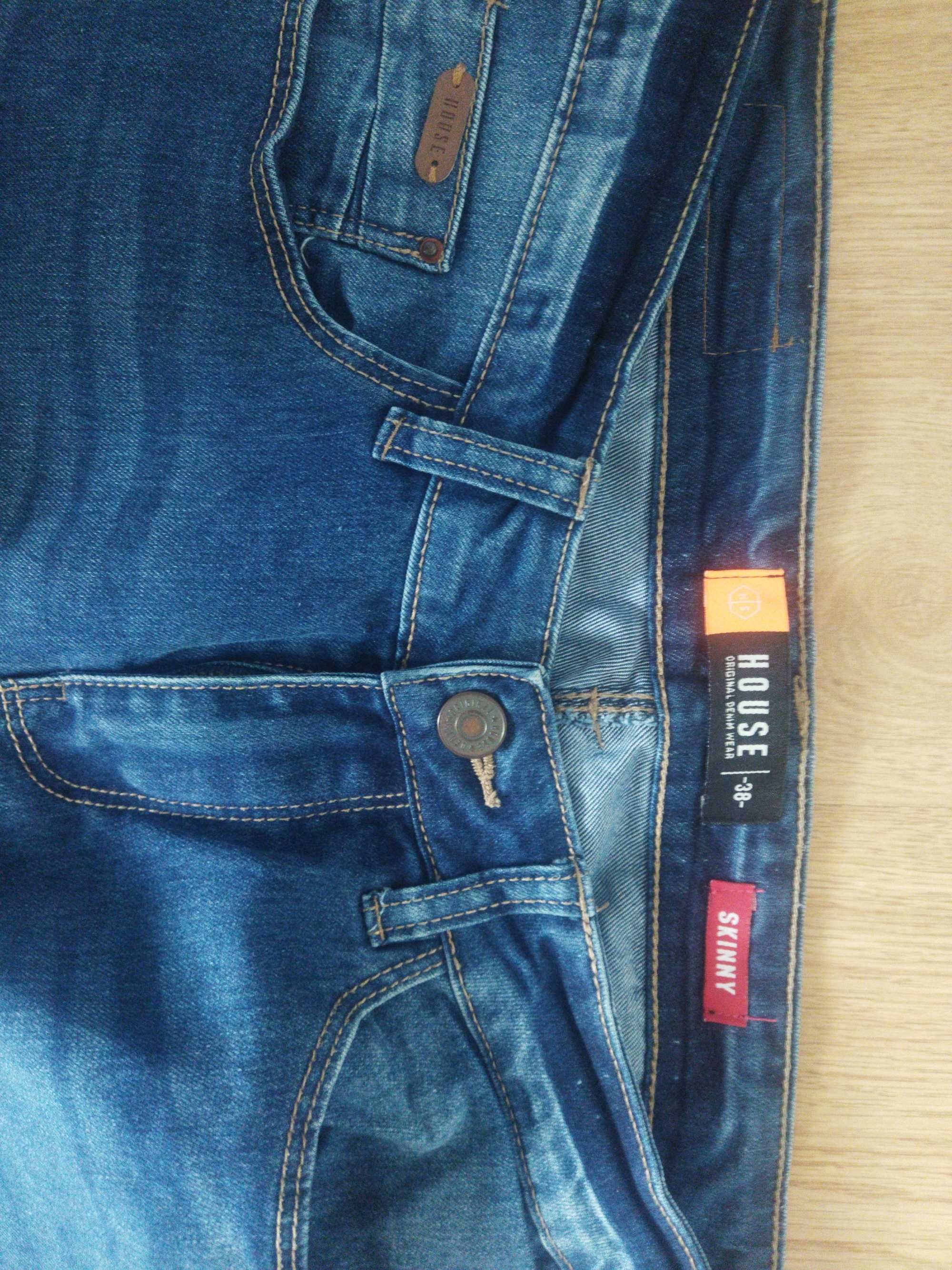 Spodnie, skinny, jeansy House r. 38/M