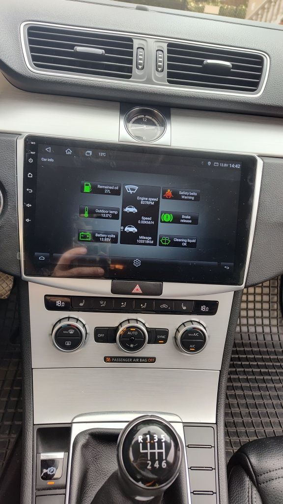VW Passat b6 B7 Android 10 cali