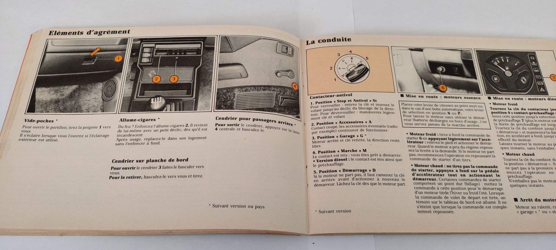 Manual do Condutor/Instruções do Renault 11 de 1987