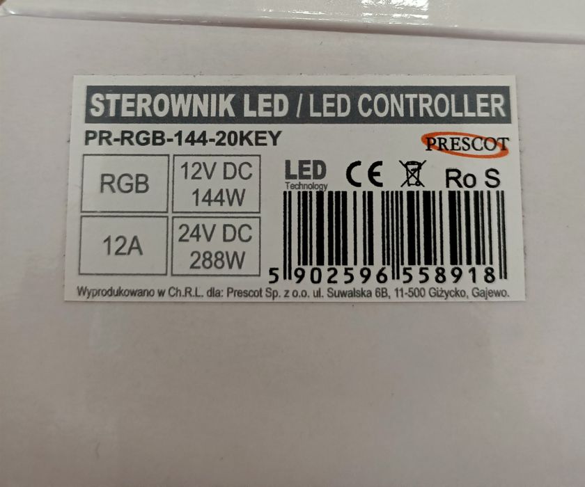 Sterownik LED RGB