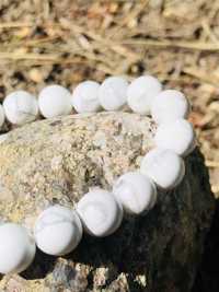 Howlit biały bransoletka kamienie naturalne