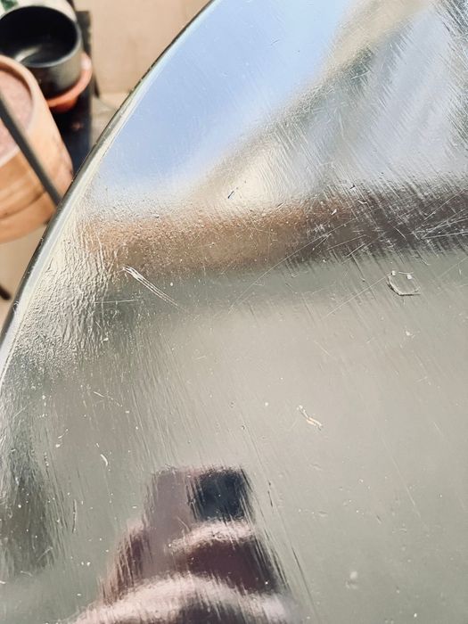 Mesa extensivel preta de madeira