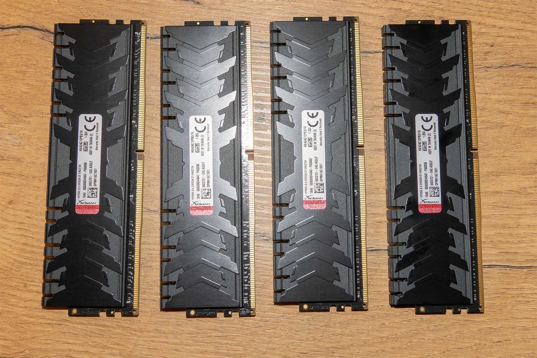 RAM DDR4 - 4 sztuki po 16 Gb każda - HyperX Predator