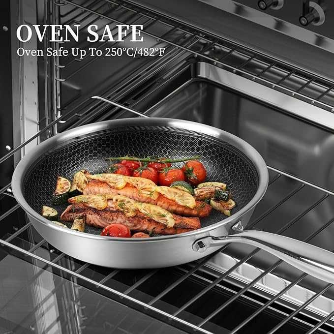 Patelnie z stali nierdzewnej nieprzywierające Innerwell 20/24/28