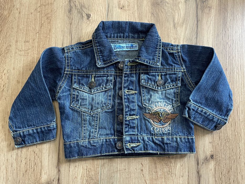 Kurtka jeansowa niemowlęca 68