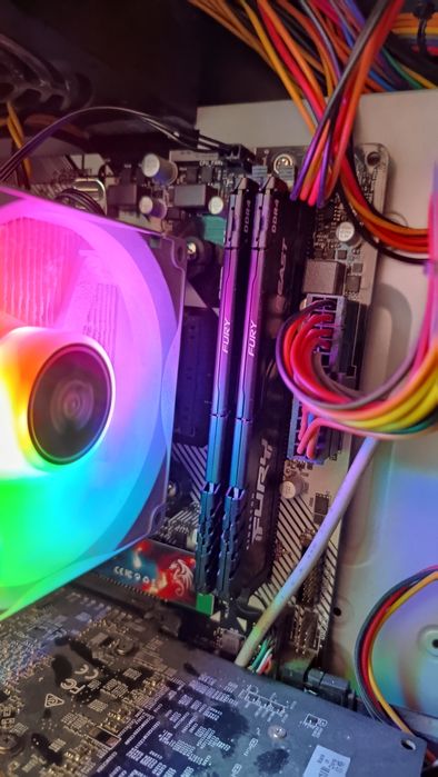 Оперативная память 16 Гб ddr4 двумя плашками, Kingston fury