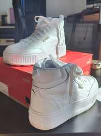 Puma Karmen Mid White 39 damskie 2 razy noszone