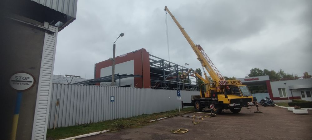 Монтаж сендвич-панелей, профлиста, металлоконструкций