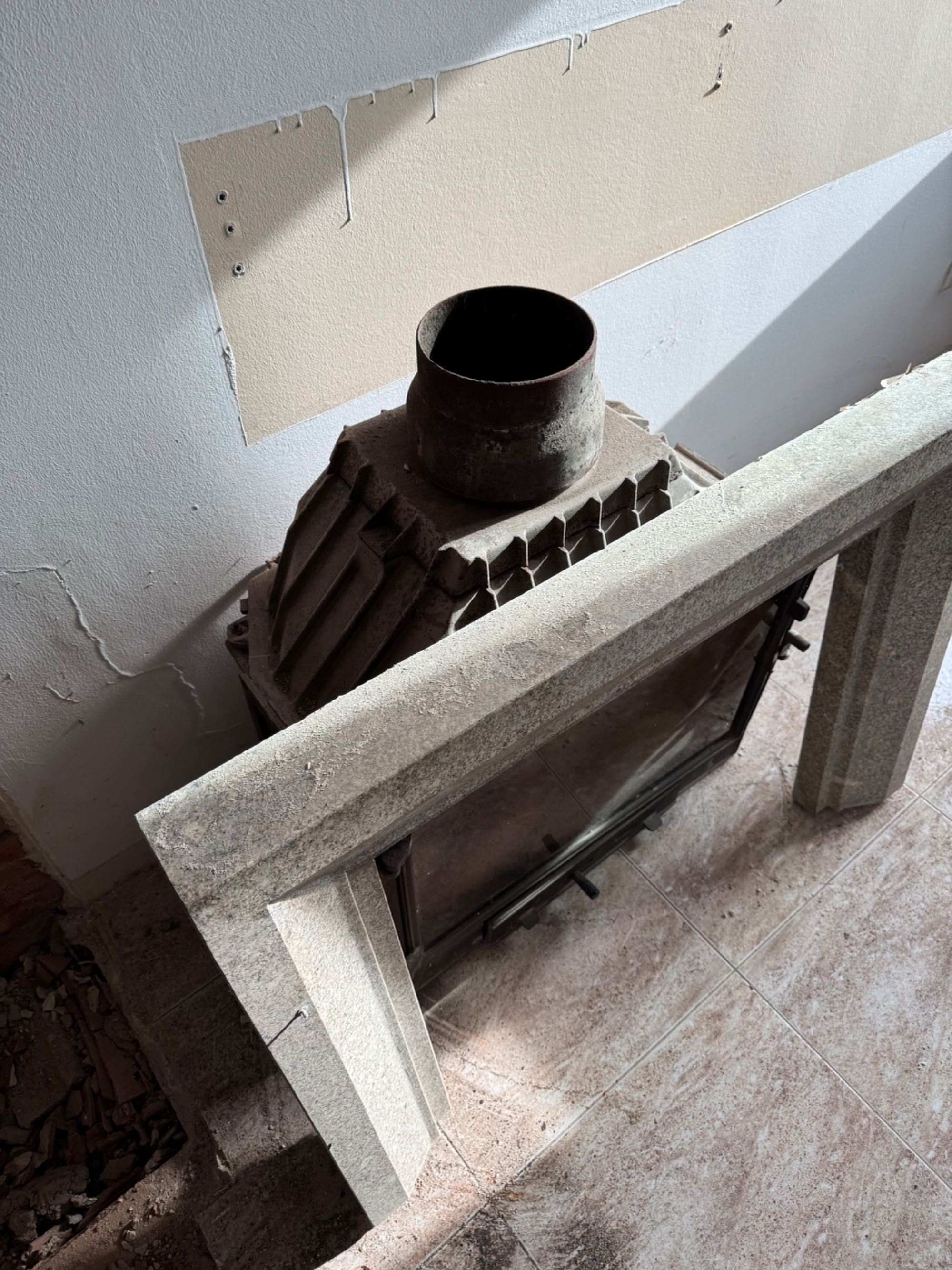 Vendo recuperador calor com pedra