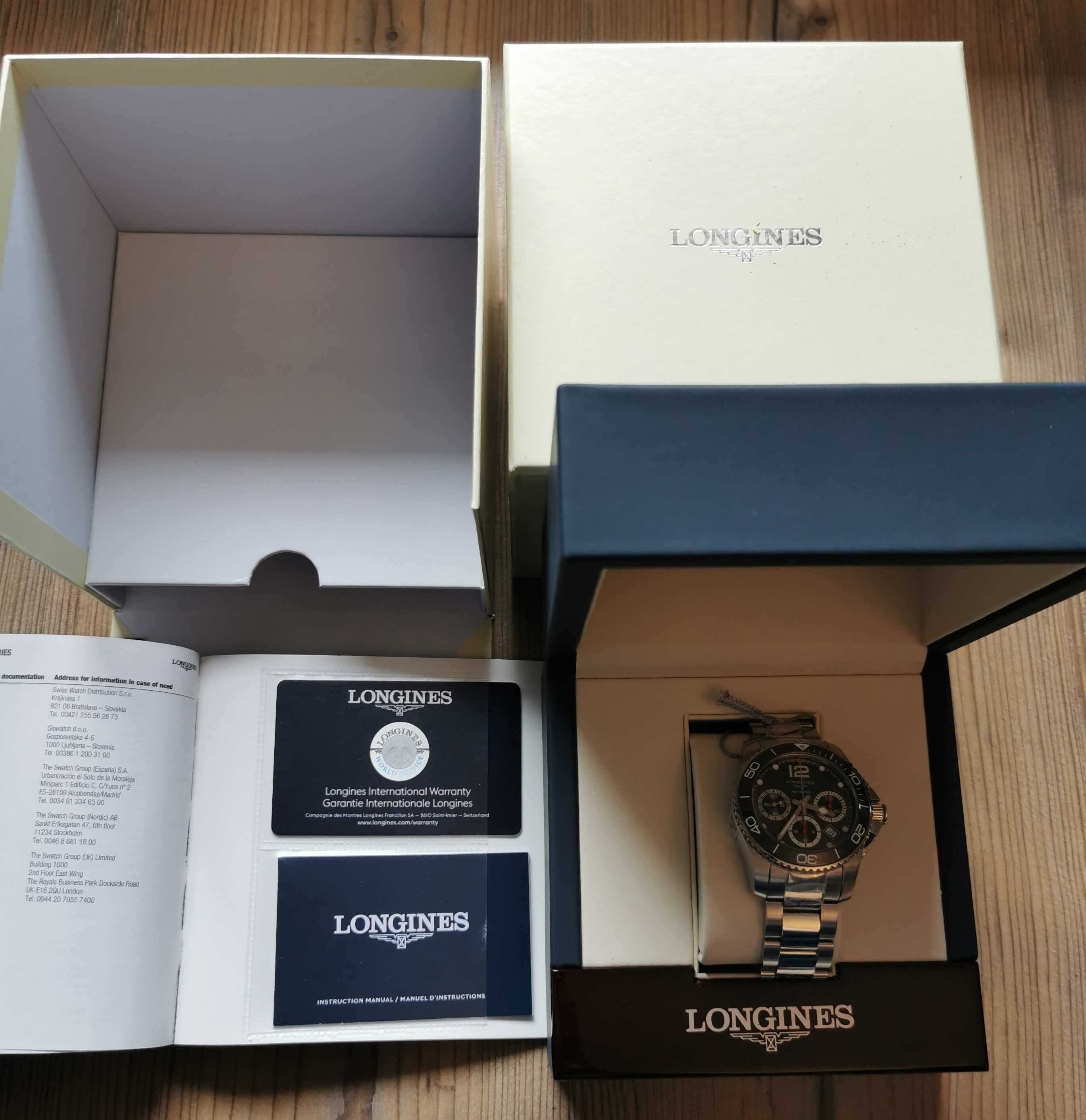 Longines HydroConquest Automatic Grey Dial Chronograph 10/10