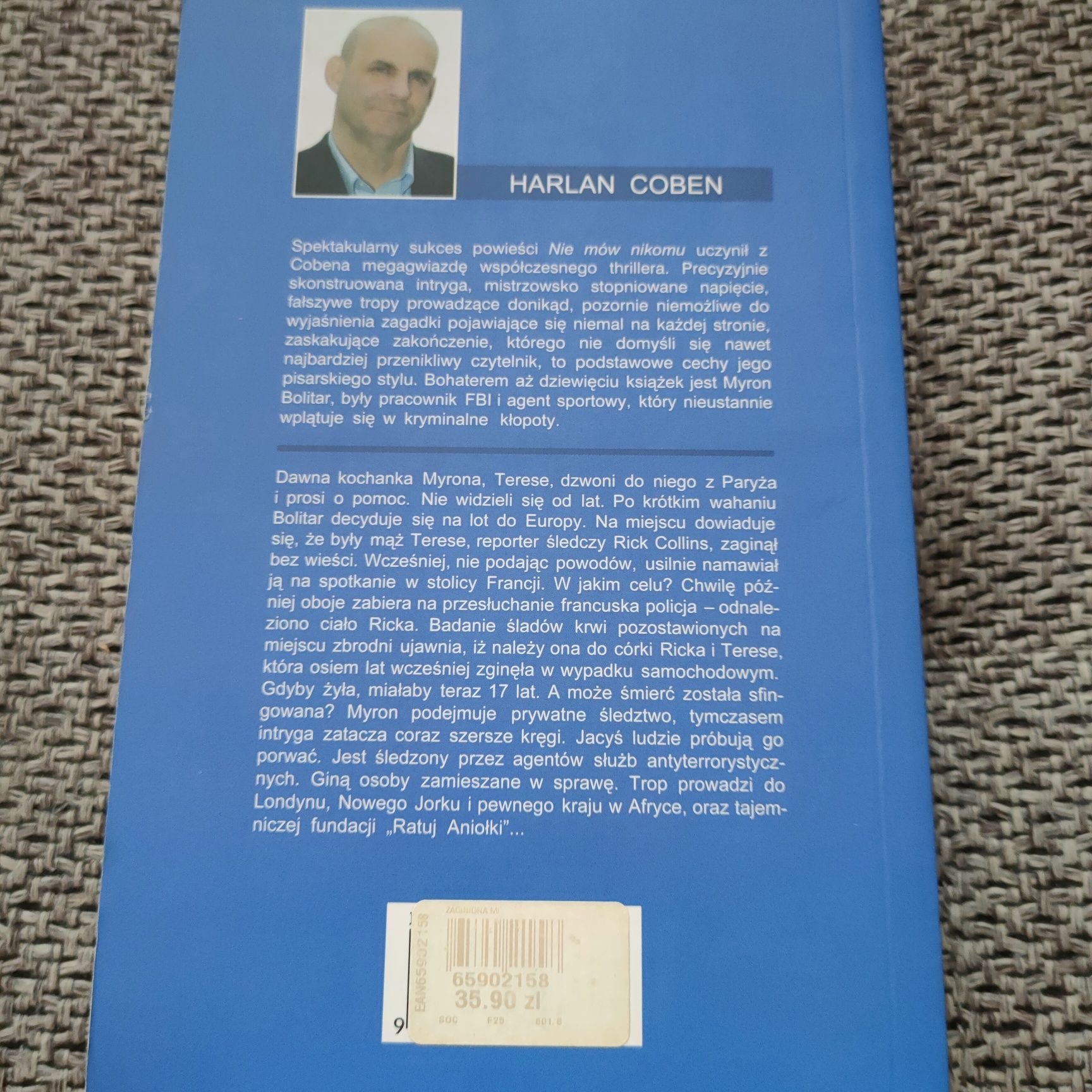 Książka Harlan Coben "Zaginiona".